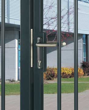 Locinox H Metal lock installed in a Vertical Bar Gate