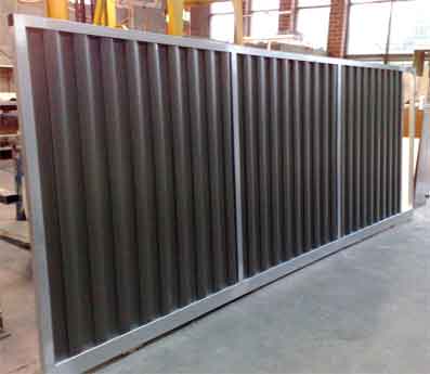 Colourbond sliding gate 