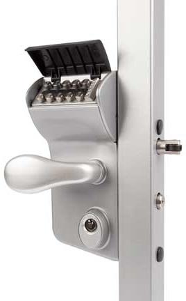mechanical coded lock with the buttons
