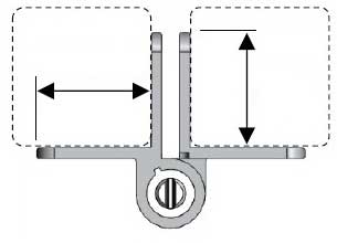 diamension of the post to gate kwikfit hinge