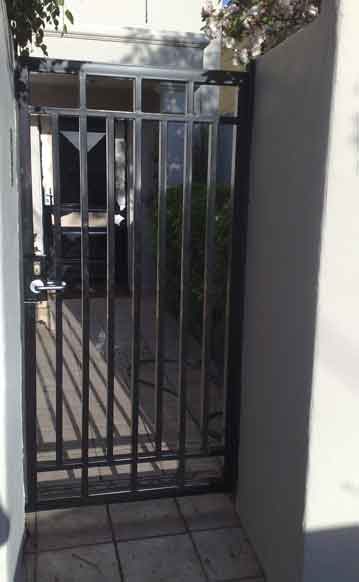 small entrance gate installed in Elwood