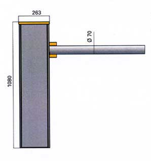Features of a Solar boom gate 