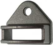 Aluminium Fence Rail Brackets 40x10 mm Single Lug