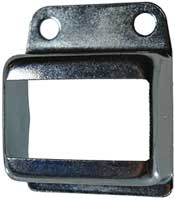 Steel Fence Rail Brackets 25x50mm Single Lug