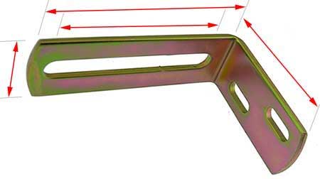 guide wheel holder for sliding gate 