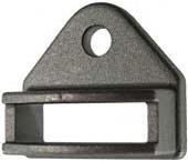 Aluminium Fence Rail Brackets 40x10 mm Single Lugs