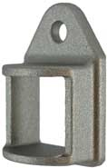 Aluminum Fence Rail bracket 25x25 Single lug