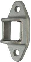 Aluminium Fence Rail Brackets 40x40 mm Double Lugs 