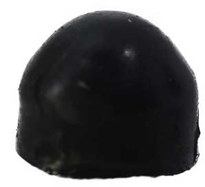 Galvabond Round 16mm End Caps Black