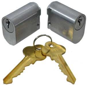 euro half barrel key cylinders