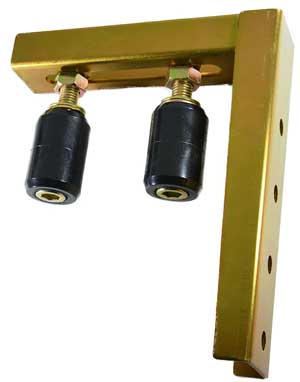 guide rollers with brackets