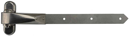 Vandal proof 4D strap hinge for wooden gates stainless steel 