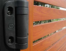 hinge fitted to a gate