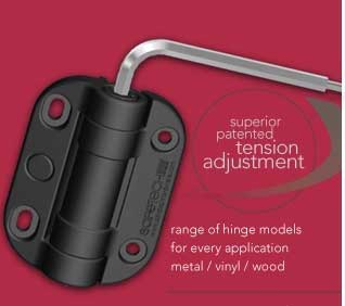 self closing hinge tension adjustment