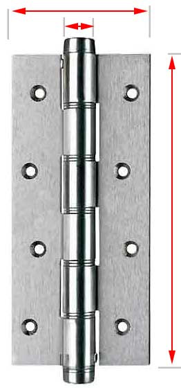 stainless steel self closing hinge