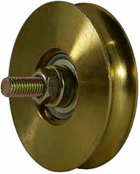 120mm single sliding gate wheel