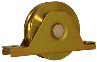 side view of 118mm sliding gate wheel