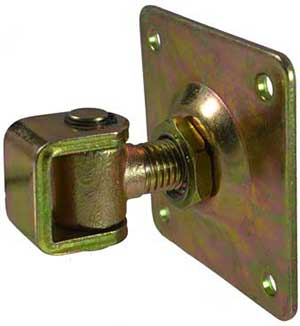 Adjustable hinges with plate