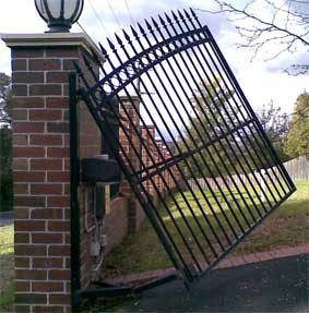 Rising gate hinges 