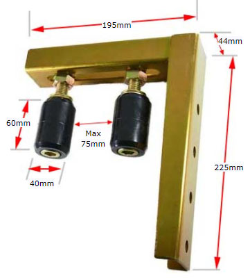 top guide rollers for sliding gate 