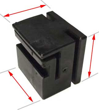 black sliding block