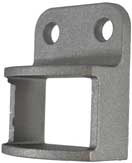 Aluminium Fence Rail Brackets 30x30 mm Single Lug 