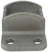 Aluminium Fence Rail Brackets 38x25 mm Single Lug 