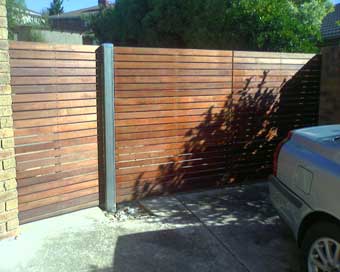 DIY driveway gate Frame with single gate 