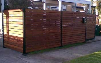 Sliding gate kit with fence panels