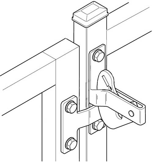 Installing a d latch 