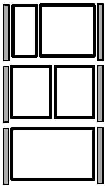 types of gates 50-50 or 30-70 or full width