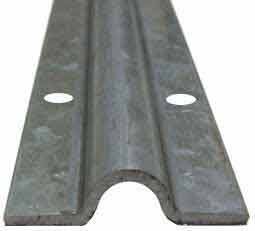 u shape floor track for sliding gate wheel