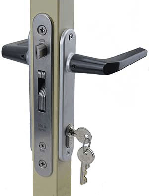locinox forty lock on a display stand