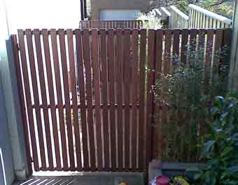 DIY gate frames finished