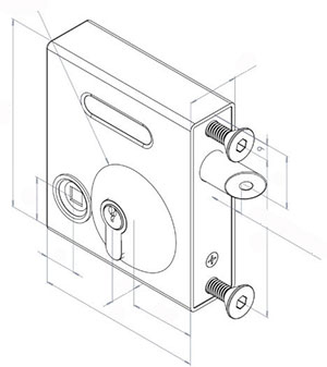 measurments for the Gatemaster GL040