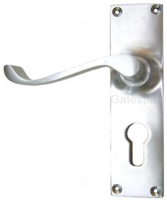 Lever Handle Set satin chrome