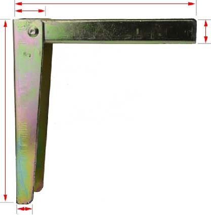 Heavy Duty guide rollers bracket for sliding gate