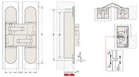 how a invisible hinge works