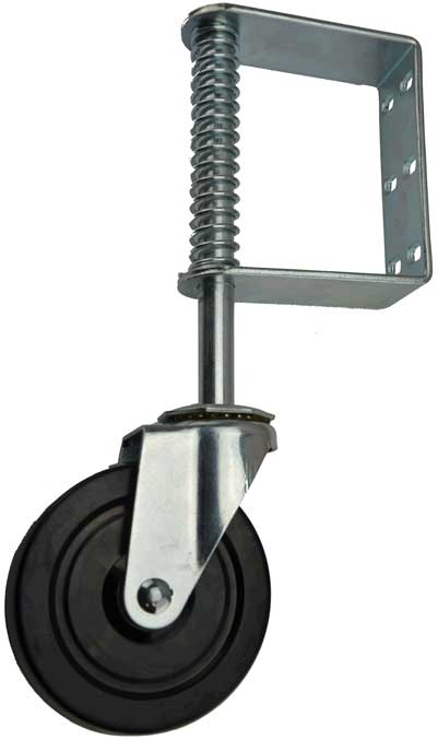 large jockey wheel for heavy gates