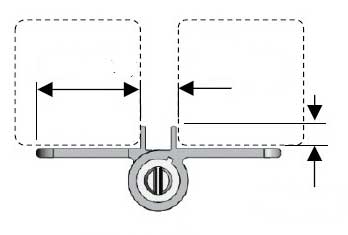 diamenstion of the kwikfit regular self closing hinge