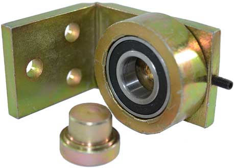 Side view of the Bolt on 600 kg hinges 