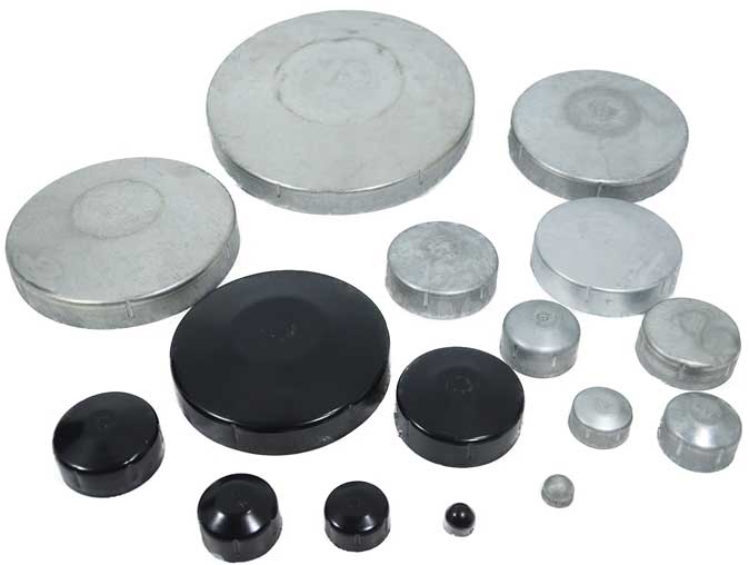 Galvanized Round End Caps