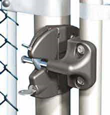 round post gate lock