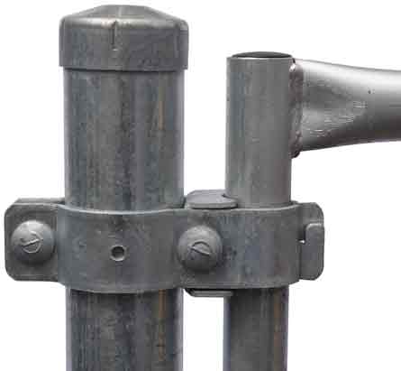 round post gate hinge