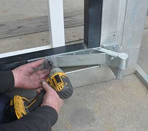 step 2 installing rising hinges 