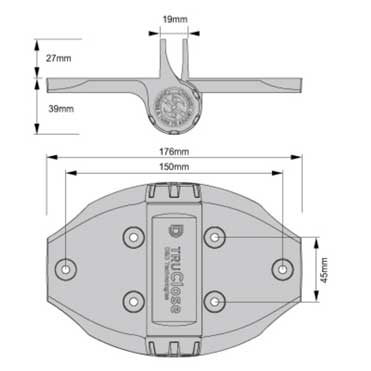 Self Closing hinges heavy duty measurment